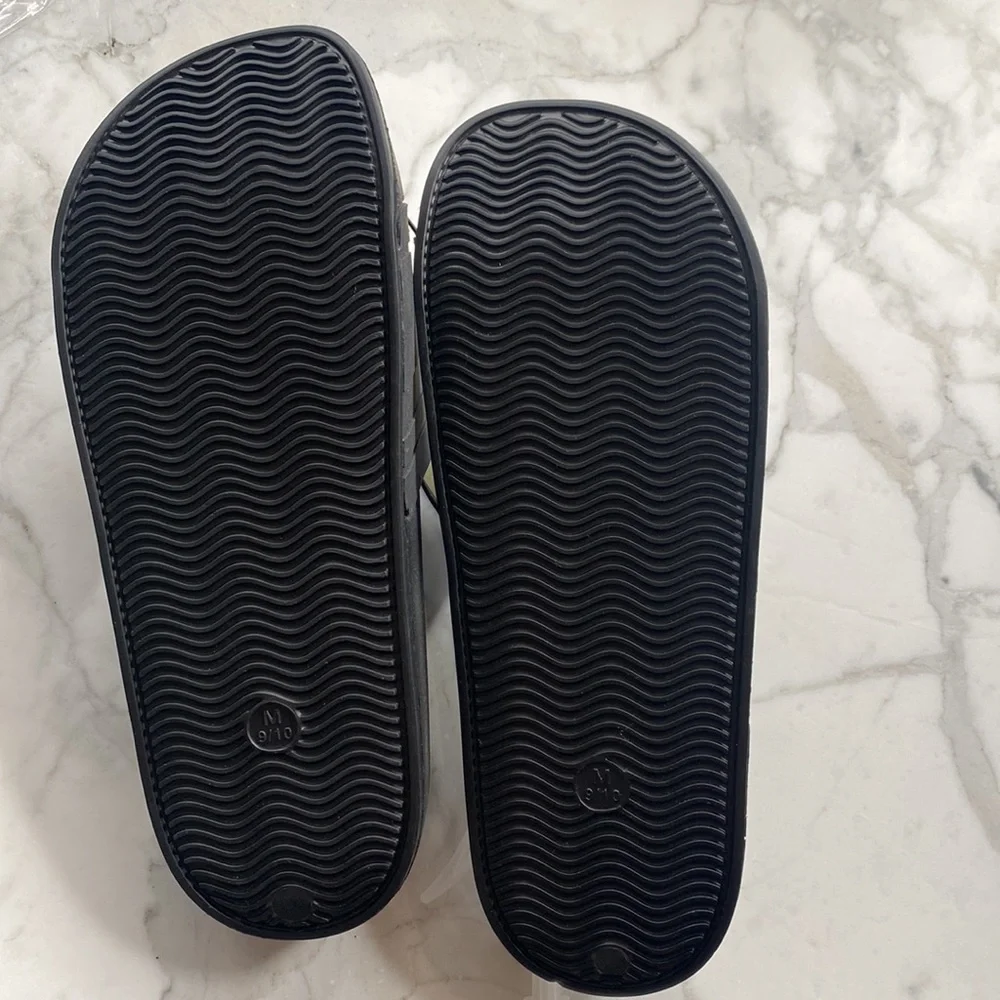 Goodfellow‎ & Co Mens Sandals 9/10 black Ricky Slides NEW!